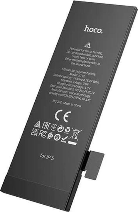 Productafbeelding Hoco - Smartphone Built-in Battery (J112) - iPhone 5 - 1440mAh - Black