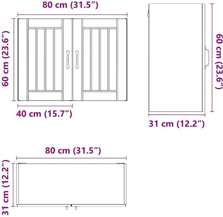 Image du produit VidaXL Madlene (80 x 31 x 60 cm)