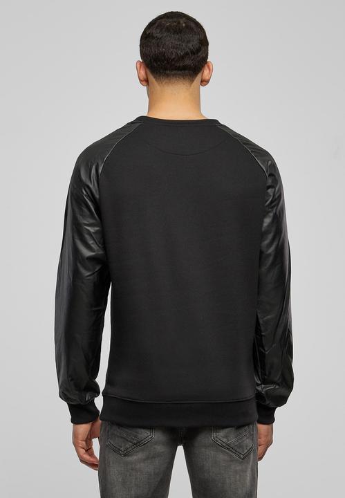 Actual product image Urban Classics Raglan Leather Imitation Crew (S)