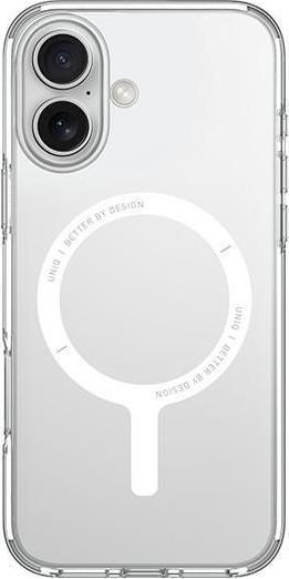 Productafbeelding Uniq Hoesje Clario iPhone 16 Plus 6,7" Magclick Oplaad przeźroczysty/helder doorzichtig (Apple iPhone 16 Plus)