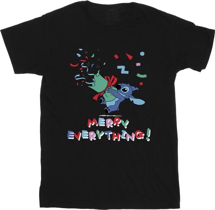 Produktbild Disney Lilo And Stitch Stitch Merry Everything TShirt (M)
