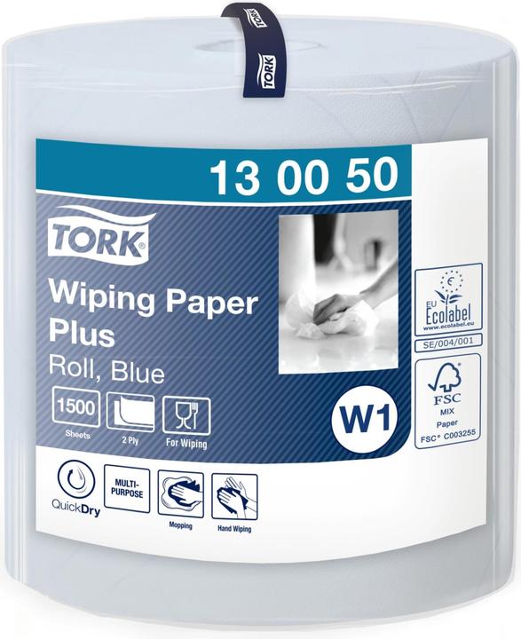 Produktbild Tork Wiping Paper Plus Blue 1x510m (1 x)