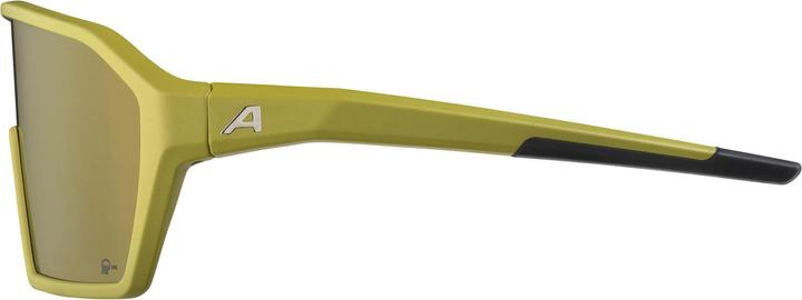 Produktbild ALPINA SPORTS Ram Q-Lite (Olive matt-gold mirror, Gold)