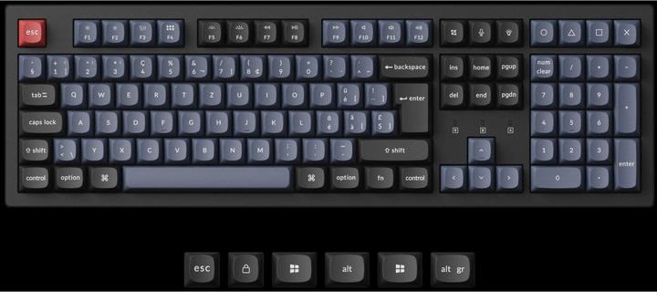 Immagine prodotto Keychron K10 Pro (CH, Cablato, Senza fili)