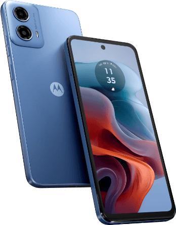 Produktbild Motorola Moto G34 DE (128 GB, Ice Blue, 6.50", SIM + eSIM, 50 Mpx, 5G)