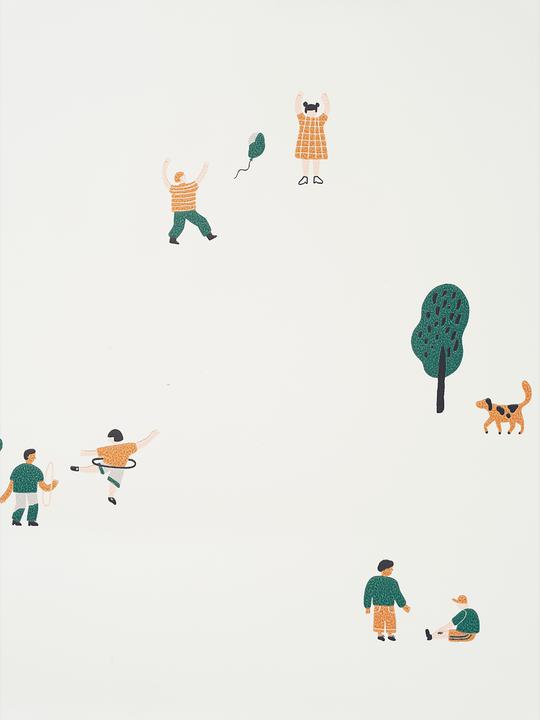Produktbild Ferm Living The Park Wallpaper (1000 x 53 cm)