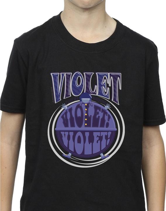 Actual product image Willy Wonka & the Chocolate Factory Boys Violet Turning Violet T-Shirt (152, 158)