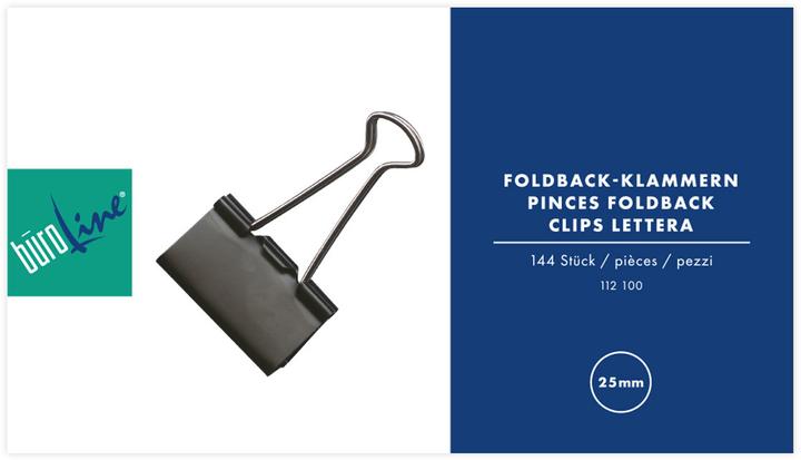 Produktbild BüroLine FOLDBACK - Klammern (1 x)