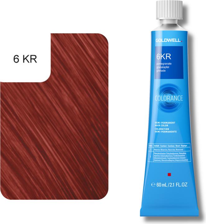 Actual product image Goldwell Colorance Tube Demi-Permanente (6KR pomegranate)