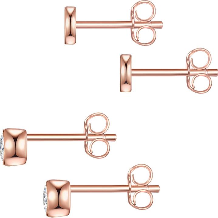 Produktbild Glanzstücke München Damen Sterling Silber Zirkonia roségold - 23818 (925er Silber)