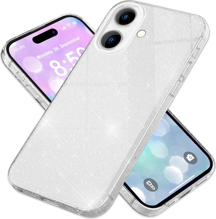Produktbild Nalia Glitzer Hybrid Hülle (Apple iPhone 16)