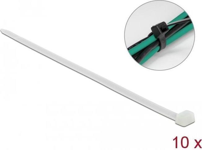 Actual product image Delock 19645 Kabelbinder Leiter-Kabelbinder Nylon (e) (Plastic cable ties, 800 mm, 10 pcs.)