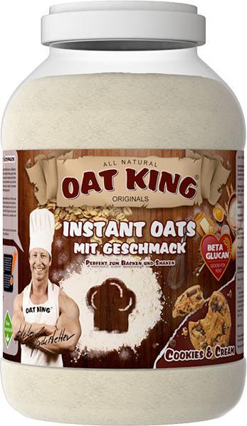 Actual product image Oat King 100% wholemeal oat powder with flavouring (4000g tin) (White chocolate, 1 pcs., 4000 g)