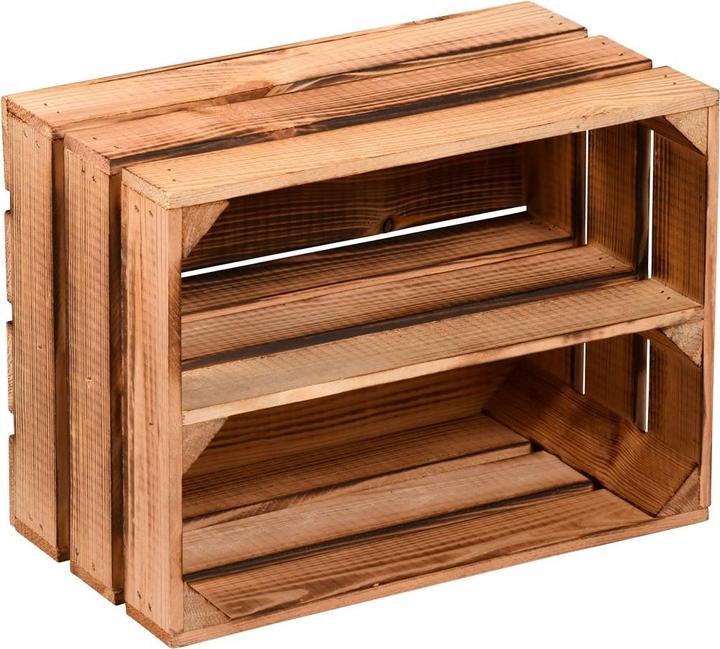 Image du produit Kesper Caisse décorative flammée (40 x 30 x 23 cm)