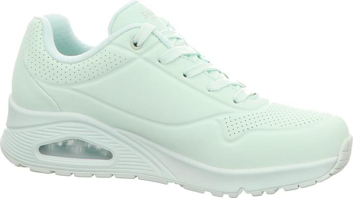 Skechers Damen Schnürschuhe Sportlich Gummisohle grün (37.5)