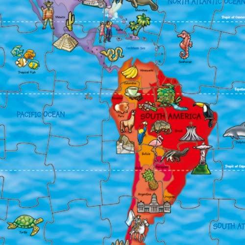 Actual product image Orchard World Map Puzzle & Poster