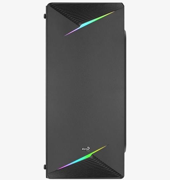Actual product image AeroCool Talon FRGB Mid Tower Black Case (mATX, Mini-ITX, ATX)