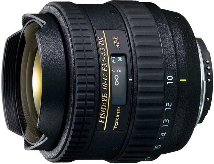 Actual product image Tokina AT-X 107 DX Fish-Eye, 10-17mm, f/3.5 - 4.5, Canon (Canon EF-S, APS-C / DX)