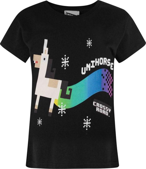 Produktbild Crossy Road Mädchen Official Unihorse Kurzarm TShirt (140)