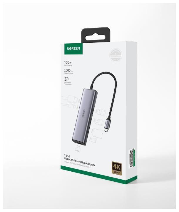 Immagine prodotto Ugreen USB Hub 3.0 (USB-C, 5 Porti)