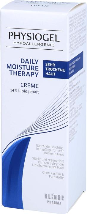 Actual product image Physiogel Daily Moisture Therapy Cream for very dry skin, 75 ml CRE (75 ml, Day cream)