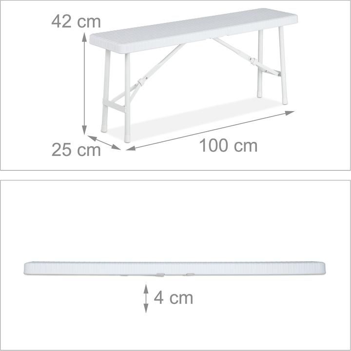 Image du produit Relaxdays Banc-pliant