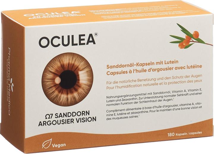 Image du produit Sanddorn Vision Capsules D'Huile D'Argousier (180 pièce(s), Capsules, 174 g)