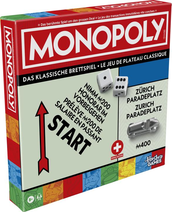 Actual product image Hasbro Gaming Hasbro Monopoly Classic Refresh Switzerland (Swiss German)