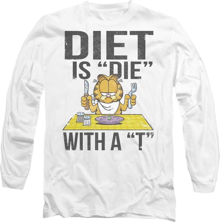 Image du produit Garfield - T-shirt DIET IS DIE WITH A T - Adulte (L)