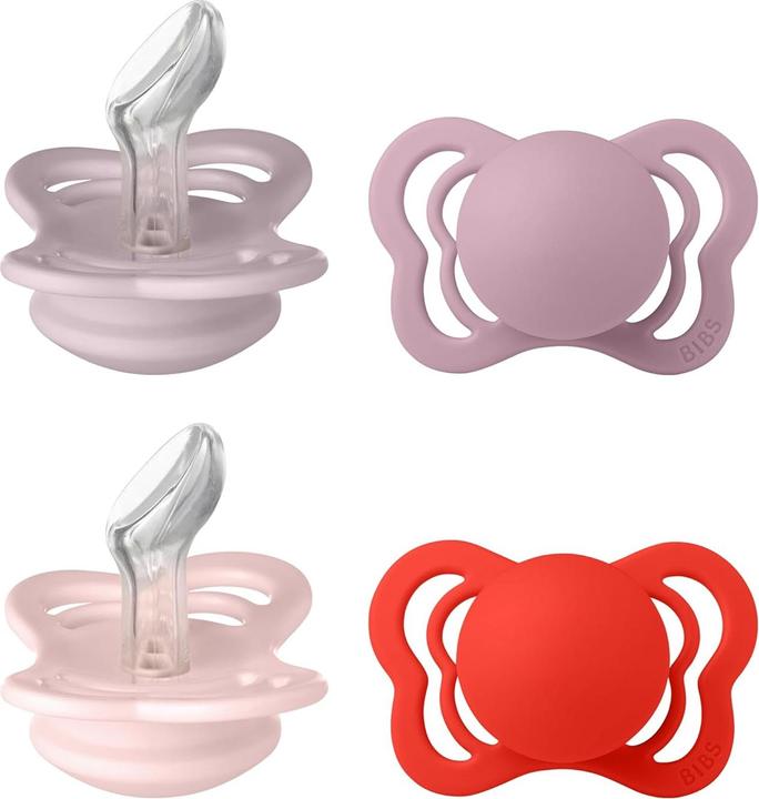 Image du produit Bibs 4er-Pack Schnuller, kiefergerecht, BPA-frei, Grösse 1 (4 x, jusqu'à 6 M.)