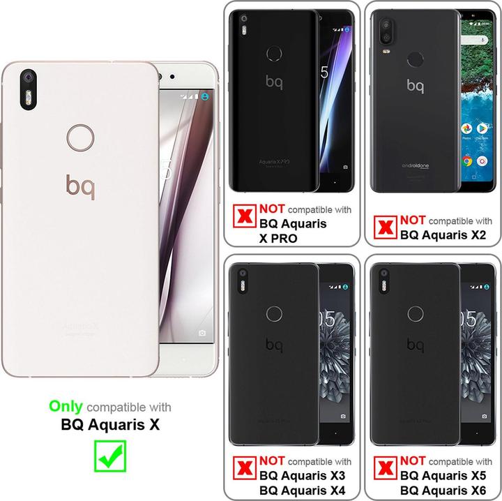 Immagine prodotto Cadorabo Copertina magnetica invisibile del libro (BQ Aquaris X)