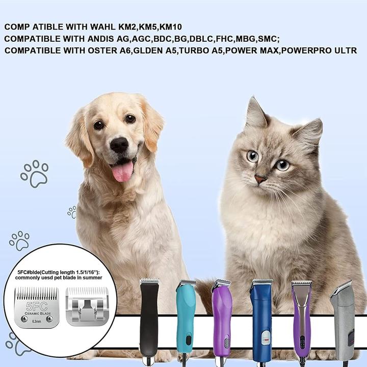 Image du produit Cosyonall 5FC Scherkopf für Andis/Oster A5/Wahl KM Hundeschermaschinen (Chien)