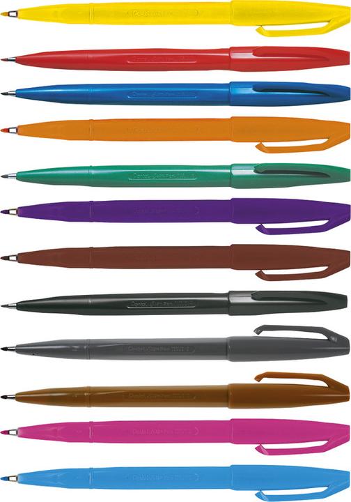 Actual product image Pentel Fibre pen Sign Pen (Blue, 1 x)