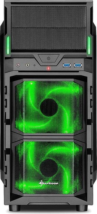 Produktbild Sharkoon VG5-W green (ATX)