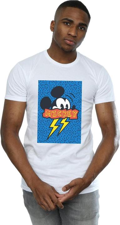 Actual product image Disney Mens Mickey Mouse 90s Flash T-Shirt (XL)