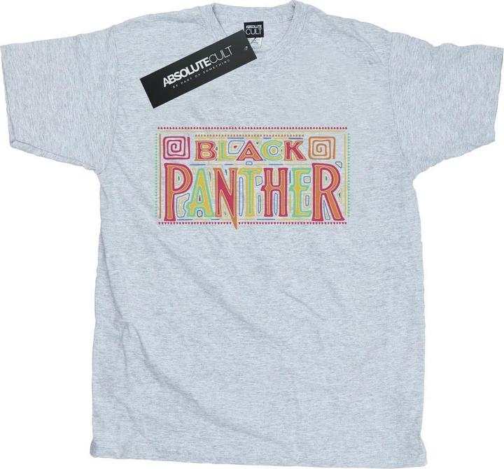 Actual product image Mens Black Panther Tribal Logo T-Shirt (S)