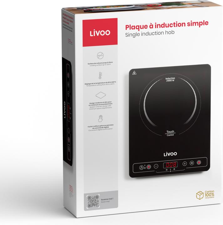 Image du produit Livoo Plaque à induction simple