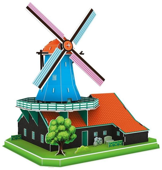Image du produit Cubicfun PUZZLE Moulin à vent hollandais 3D Kit XL (71 pièces)