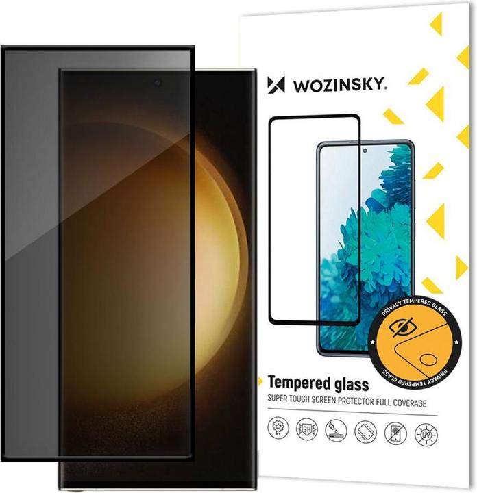 Wozinsky Vetro Privacy Vetro temperato per la privacy con filtro antispia per Samsung Galaxy S24 Ultra (1 Pezzo/i, Samsung Galaxy S21)