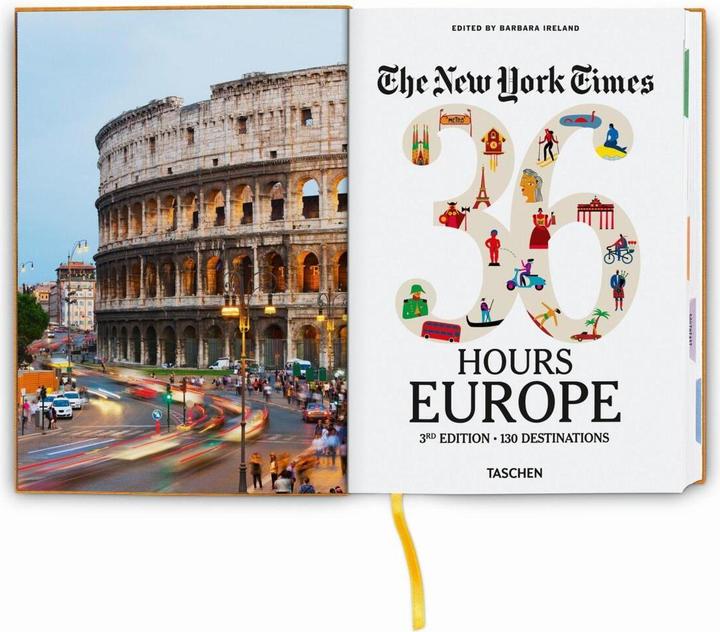 Actual product image NYT. 36 Hours. Europa, 3. Auflage (German, Barbara Ireland, 2019)