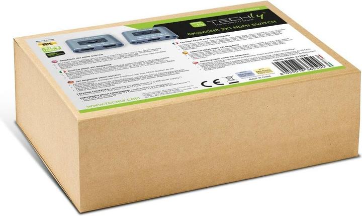 Image du produit Techly Commutateur 2x1 HDMI 2.1 8K