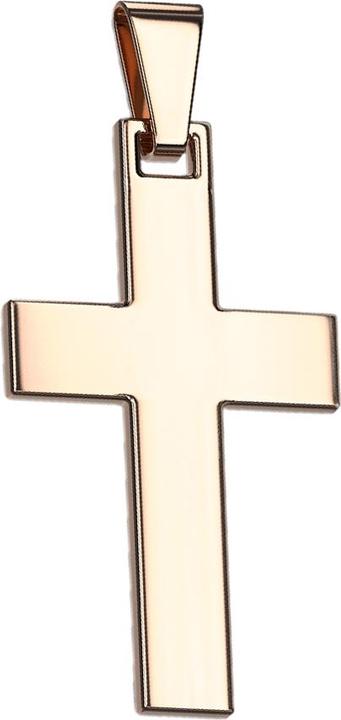 Produktbild Star Piercing Anhänger rosegold Kreuz (Chirurgenstahl 316L)