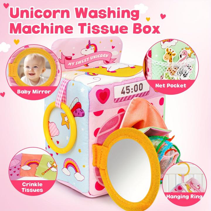 Produktbild Activity Board Baby Tissue Box Spielzeug für Babys Neugeborene, Kleinkind Spielzeug Baby Stocking Stuffers
