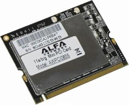 Actual product image Alfa Network AWPCI085S - AR5006x a/b/g mini PCI Module
