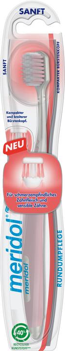Actual product image Meridol Toothbrush Round Plunger.