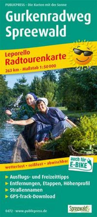 Image du produit Gurkenradweg Spreewald 472 Bicycle Map G