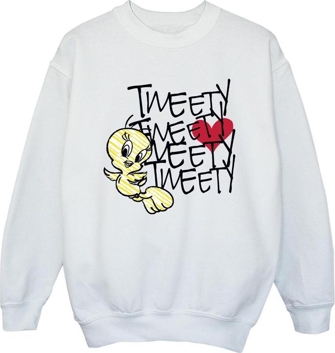 Immagine prodotto Looney Tunes Tweety Love Heart Felpa Ragazze (104)