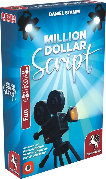 Produktbild Pegasus 57514G - Million Dollar Script, Kartenspiel, für 3-10 Spieler, ab 14 Jahren (DE-Ausgabe) (Englisch)