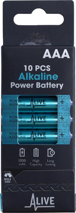 Image du produit Pile alcaline (10 pcs, AAA, 1200 mAh)