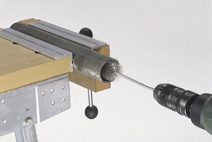 Produktbild wolfcraft wolfcraft 1 Stahldraht-Bürsten-Set 4-tlg., S=6mm